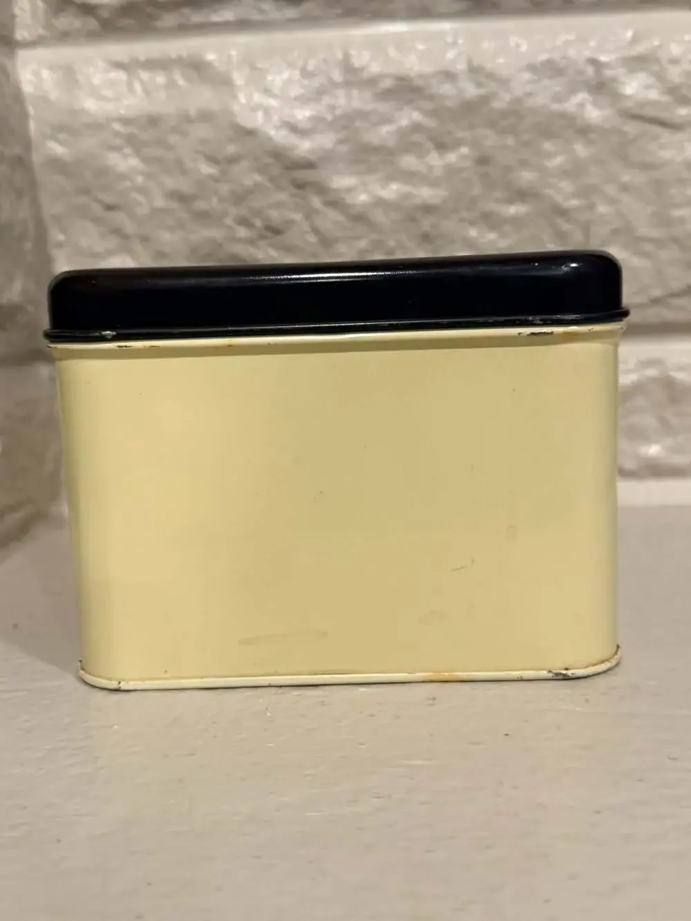 Vintage Mid-Century Retro Mushroom Tin Storage Canister